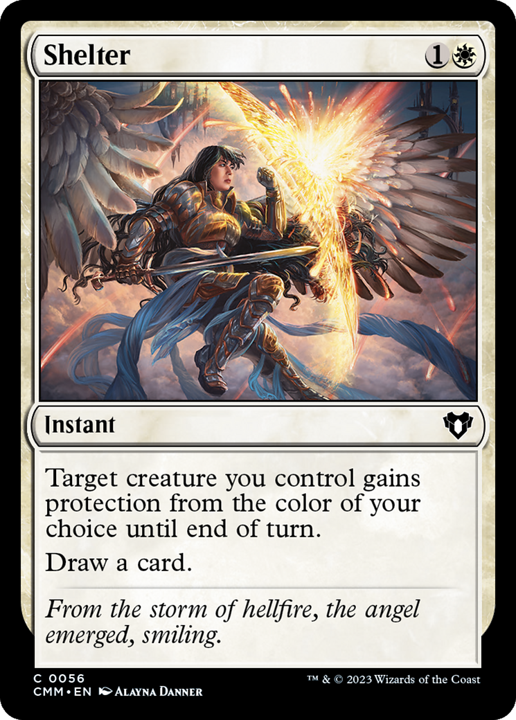Shelter (CMM-056) [Commander Masters] MTG Single Wizards of the Coast