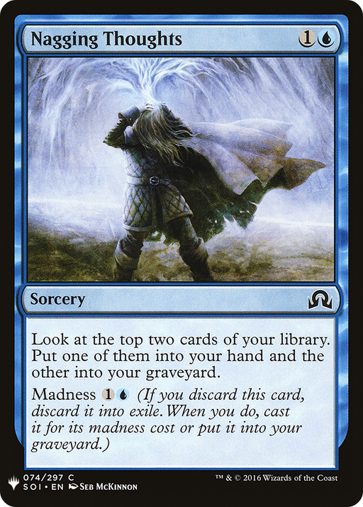 Nagging Thoughts (LIST-SOI-74) [Mystery Booster] The List MTG Single Wizards of the Coast