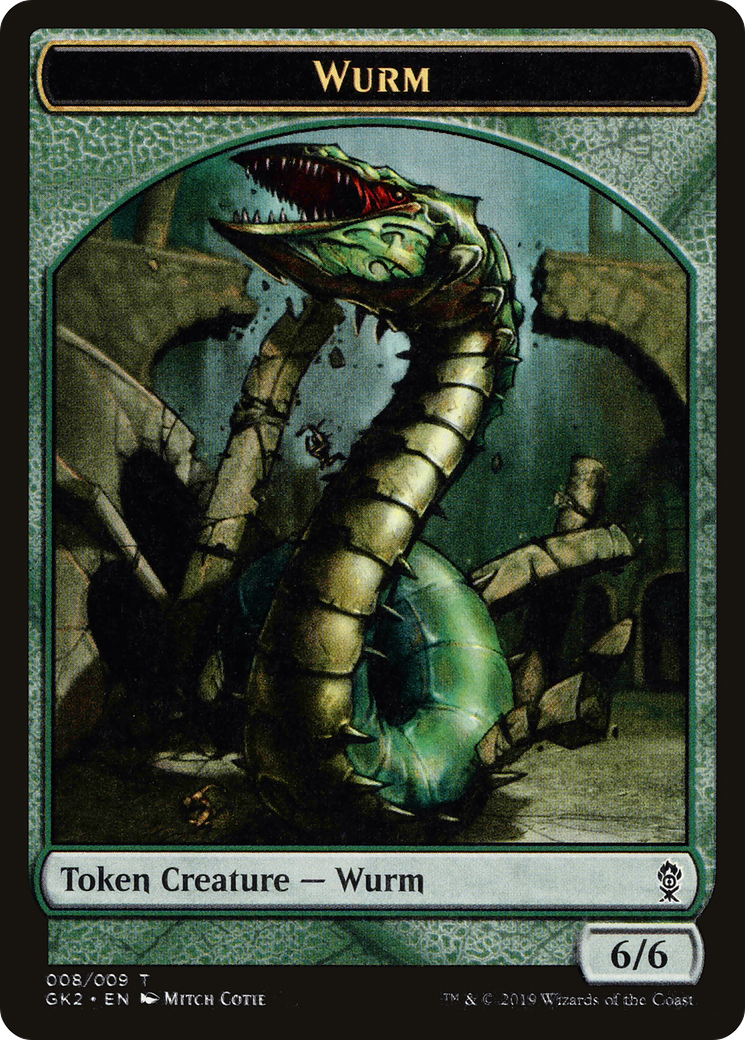 Wurm (TGK2-008) [Tokens] RNA Guild Kit Tokens MTG Single Wizards of the Coast