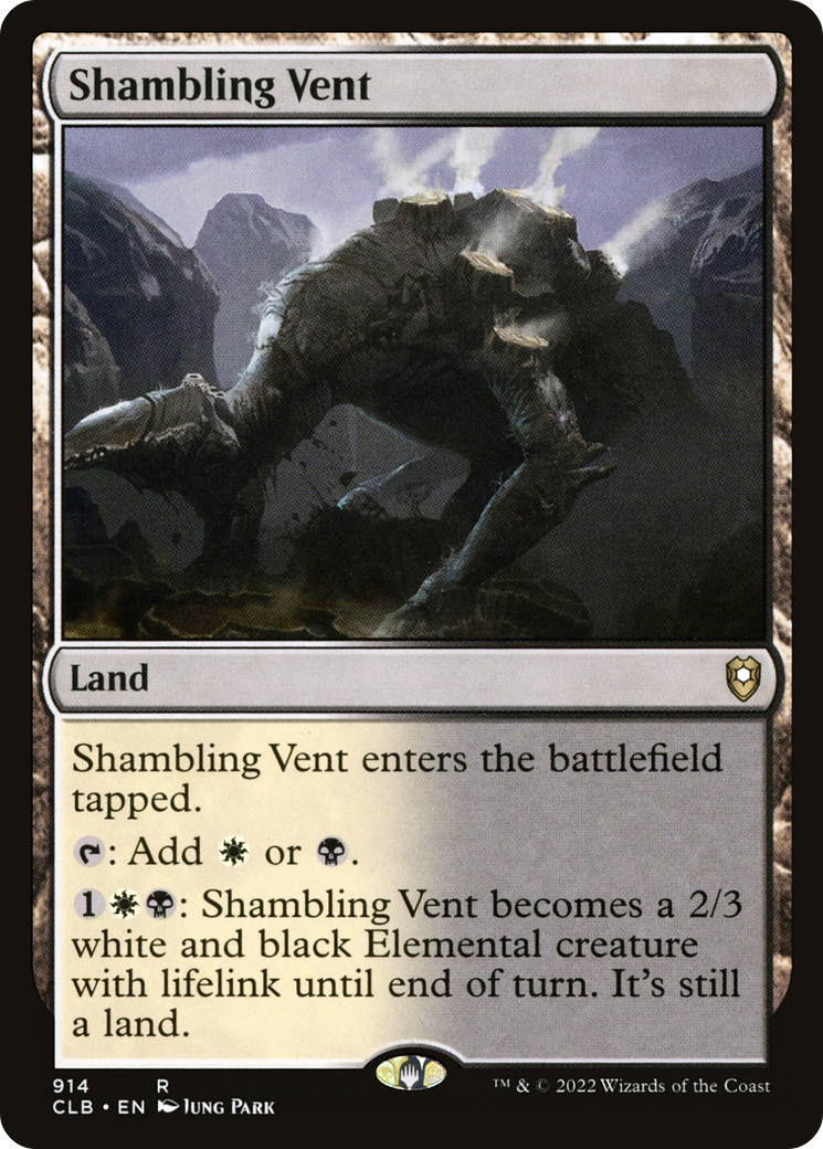 Shambling Vent (CLB-914) [Commander Legends: Battle for Baldur's Gate] MTG Single Wizards of the Coast