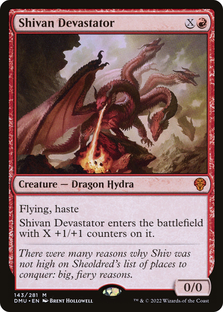 Shivan Devastator (DMU-143) [Dominaria United] MTG Single Wizards of the Coast
