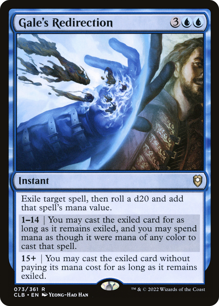 Gale's Redirection (CLB-073) [Commander Legends: Battle for Baldur's Gate] MTG Single Wizards of the Coast