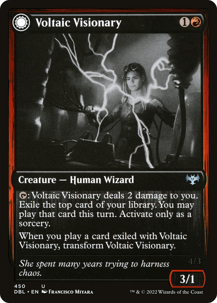 Voltaic Visionary (DBL-450) [Innistrad: Double Feature] MTG Single Wizards of the Coast