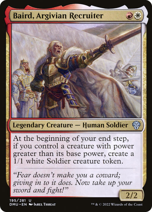 Baird, Argivian Recruiter (DMU-195) [Dominaria United] Foil MTG Single Wizards of the Coast