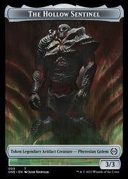 Phyrexian Mite (011) // The Hollow Sentinel Double-Sided Token [Tokens] Phyrexia: All Will Be One Tokens MTG Single Magic: The Gathering