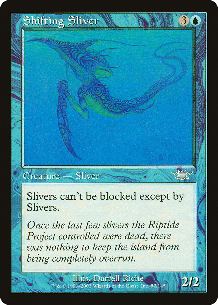 Shifting Sliver (LGN-052) [Legions] MTG Single Wizards of the Coast