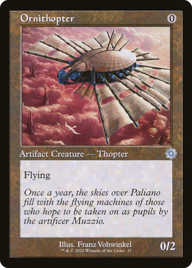 Ornithopter (BRR-037) [The Brothers' War Retro Artifacts] Foil MTG Single Wizards of the Coast
