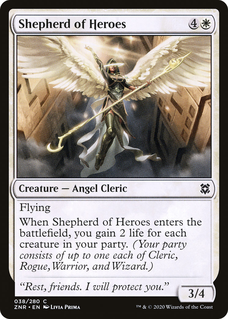 Shepherd of Heroes (ZNR-038) [Zendikar Rising] MTG Single Wizards of the Coast