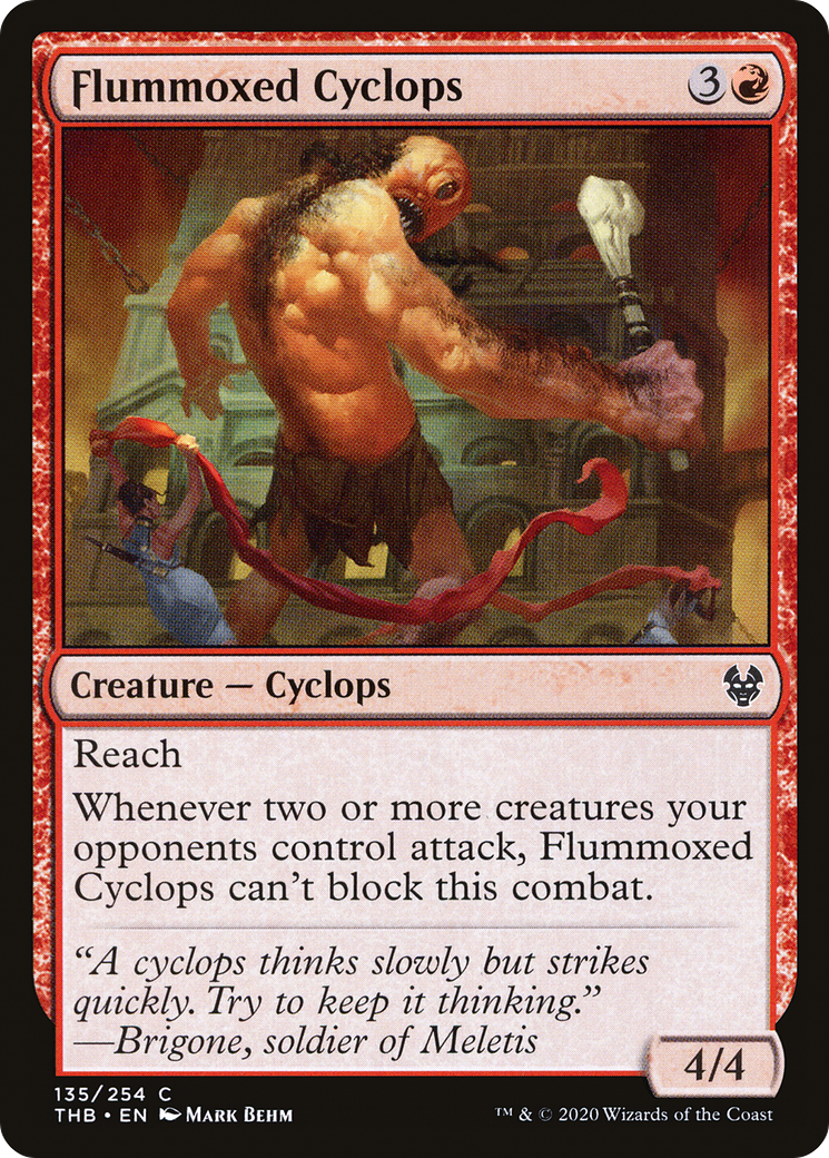 Flummoxed Cyclops (THB-135) [Theros Beyond Death] MTG Single Wizards of the Coast