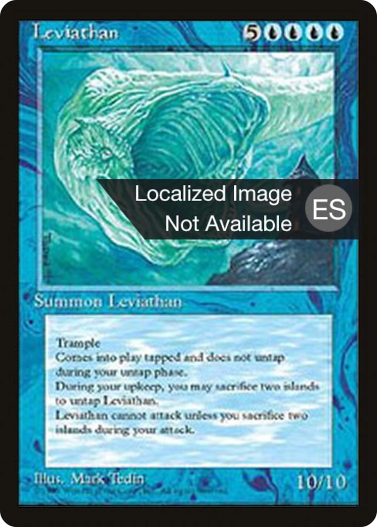Leviathan (4BB-080) [Fourth Edition Foreign Black Border] MTG Single Wizards of the Coast