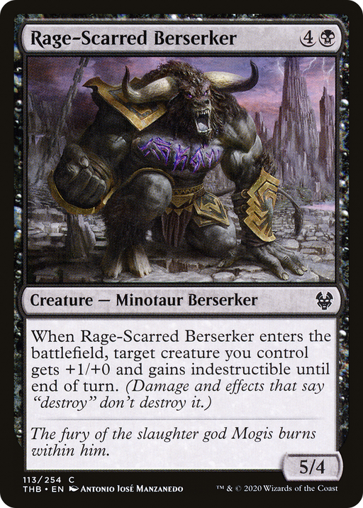 Rage-Scarred Berserker (THB-113) [Theros Beyond Death] MTG Single Wizards of the Coast