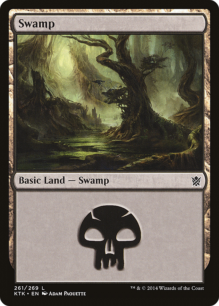 Swamp (261) [Khans of Tarkir] MTG Single Magic: The Gathering