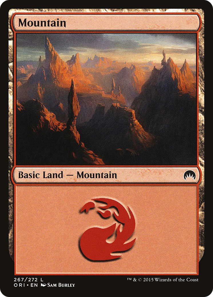 Mountain (ORI-267) [Magic Origins] MTG Single Wizards of the Coast
