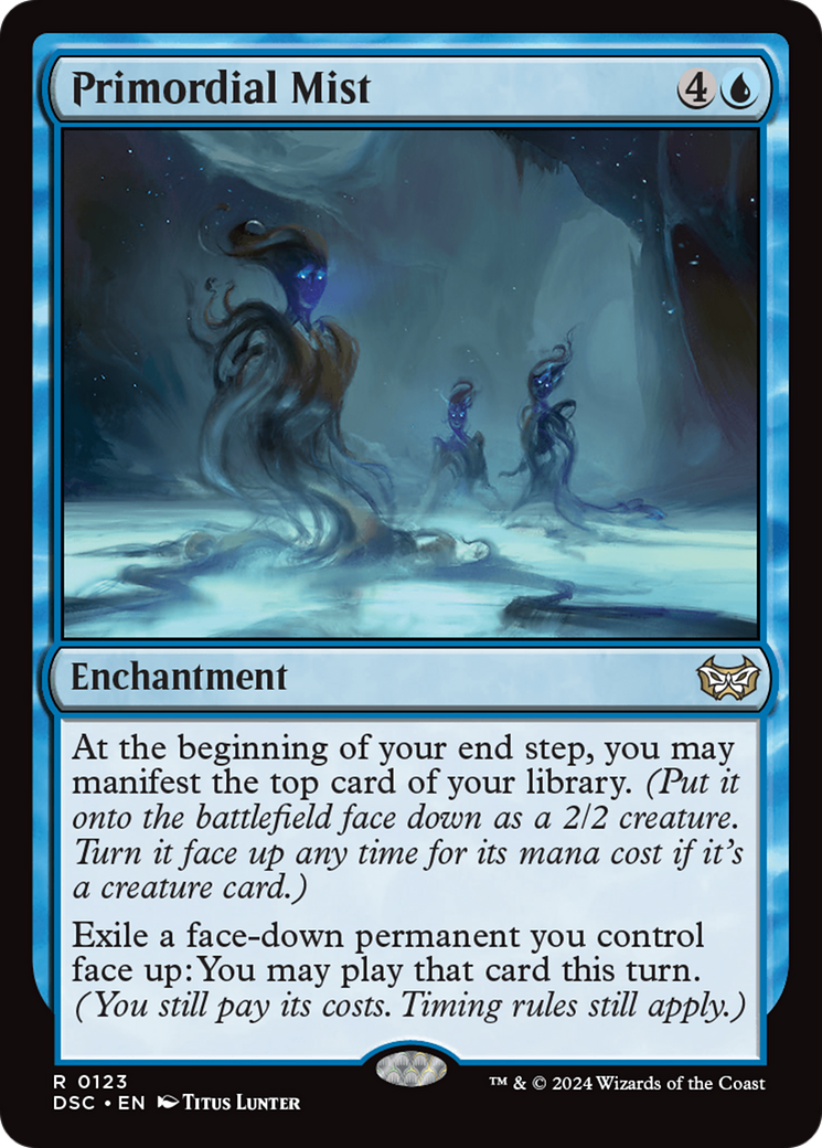 Primordial Mist (DSC-123) [Duskmourn: House of Horror Commander] MTG Single Wizards of the Coast