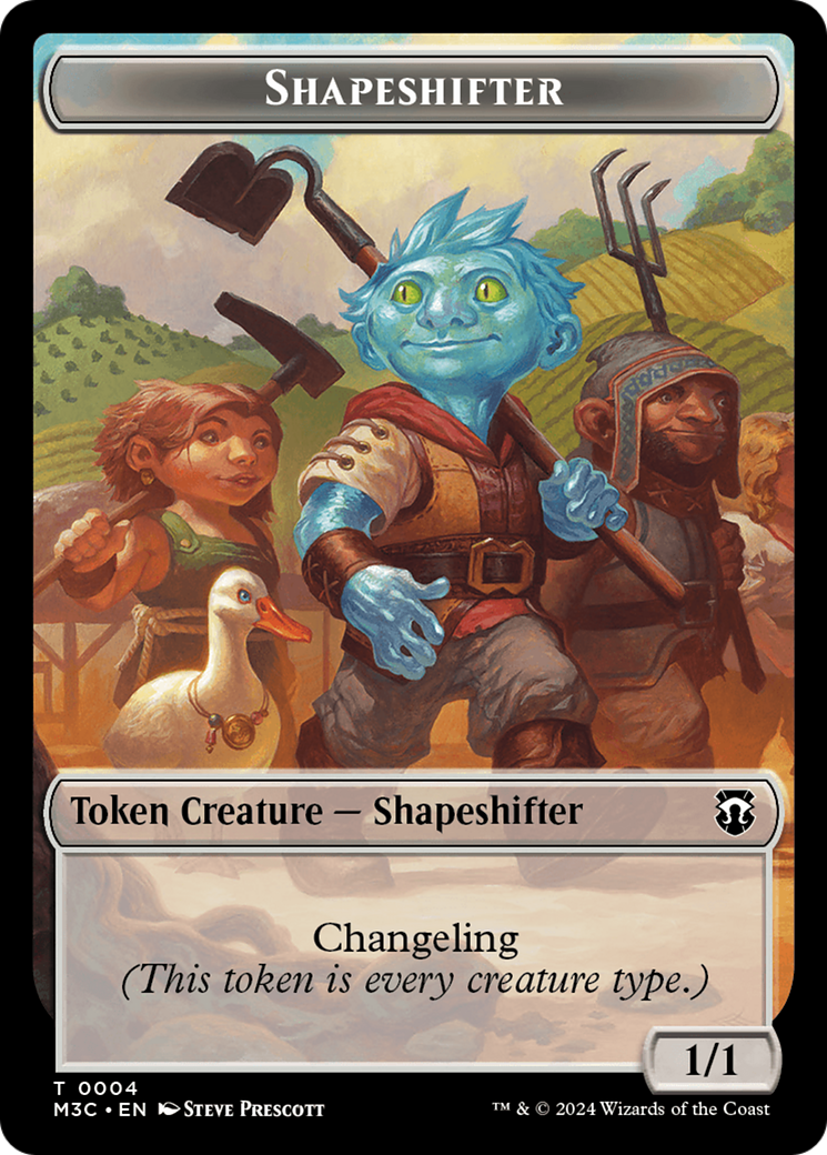 Shapeshifter (TM3C-004) [Tokens] Modern Horizons 3 Commander Tokens MTG Single Wizards of the Coast