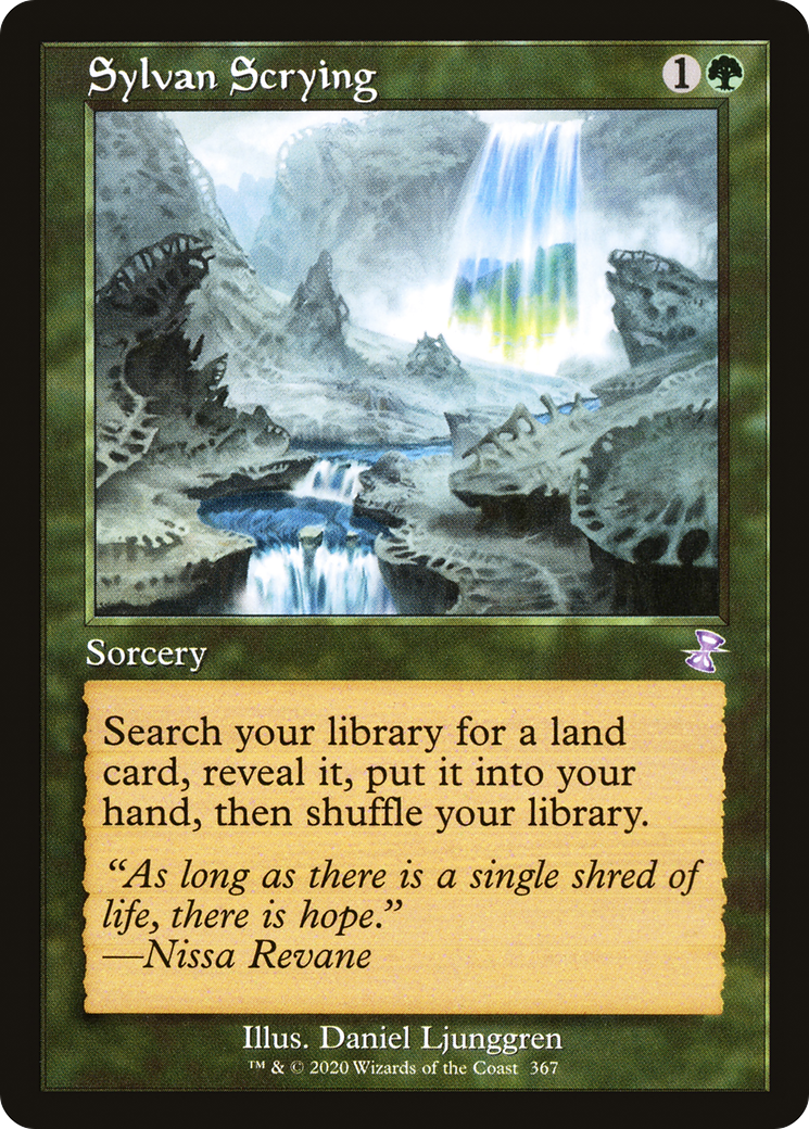 Sylvan Scrying (TSR-367) [Time Spiral Remastered] MTG Single Wizards of the Coast