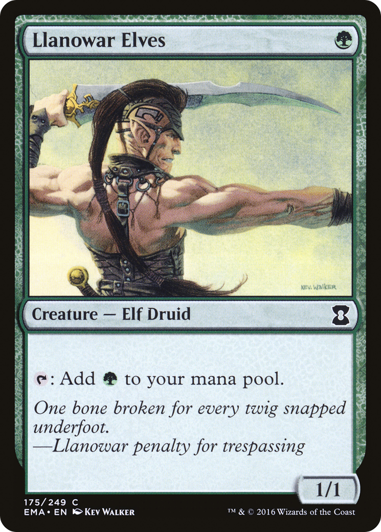 Llanowar Elves (EMA-175) [Eternal Masters] MTG Single Wizards of the Coast