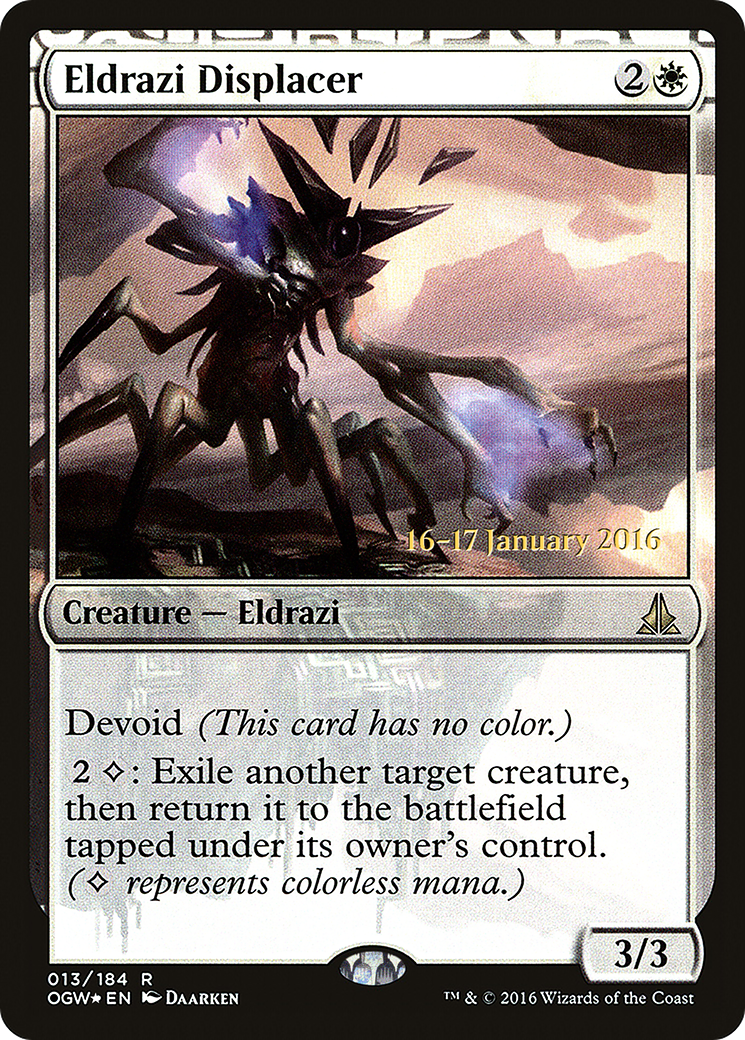 Eldrazi Displacer (PRE-013) [Oath of the Gatewatch Promos] Foil MTG Single Wizards of the Coast