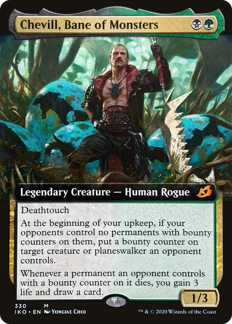 Chevill, Bane of Monsters (IKO-330) [Ikoria: Lair of Behemoths] (Extended Art) Foil MTG Single Wizards of the Coast