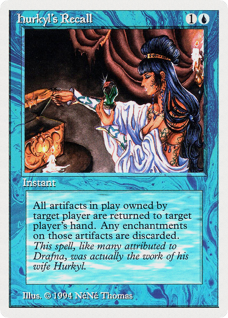 Hurkyl's Recall (SUM-060) [Misc] Summer Magic / Edgar MTG Single Wizards of the Coast