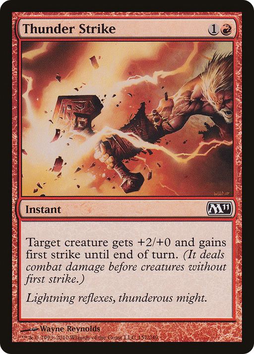 Thunder Strike (M11-157) [Magic 2011] MTG Single Wizards of the Coast