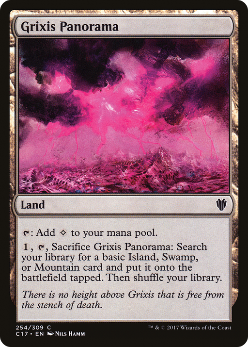 Grixis Panorama (C17-254) [Commander 2017] MTG Single Wizards of the Coast