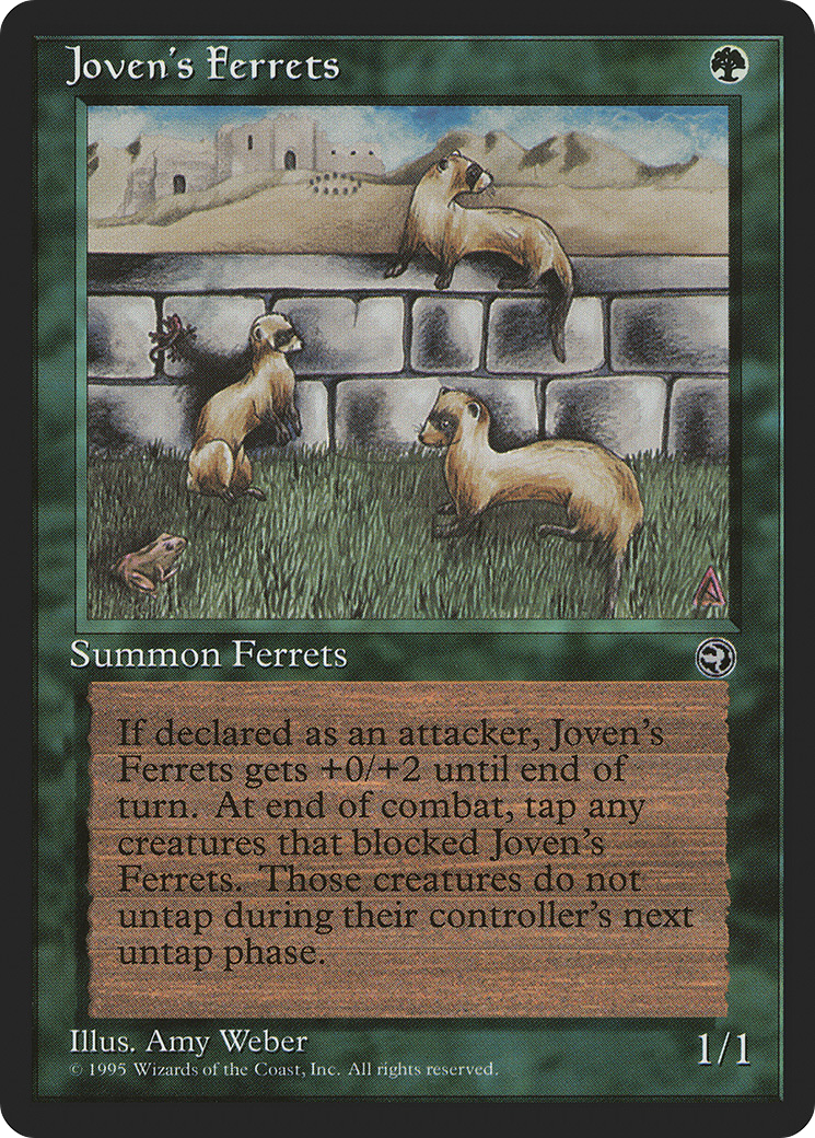 Joven's Ferrets (HML-089) [Homelands] MTG Single Wizards of the Coast