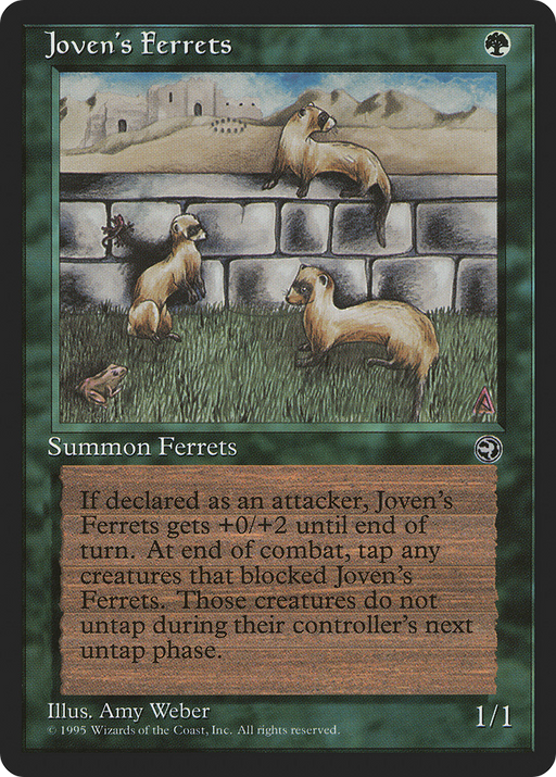 Joven's Ferrets (HML-089) [Homelands] MTG Single Wizards of the Coast