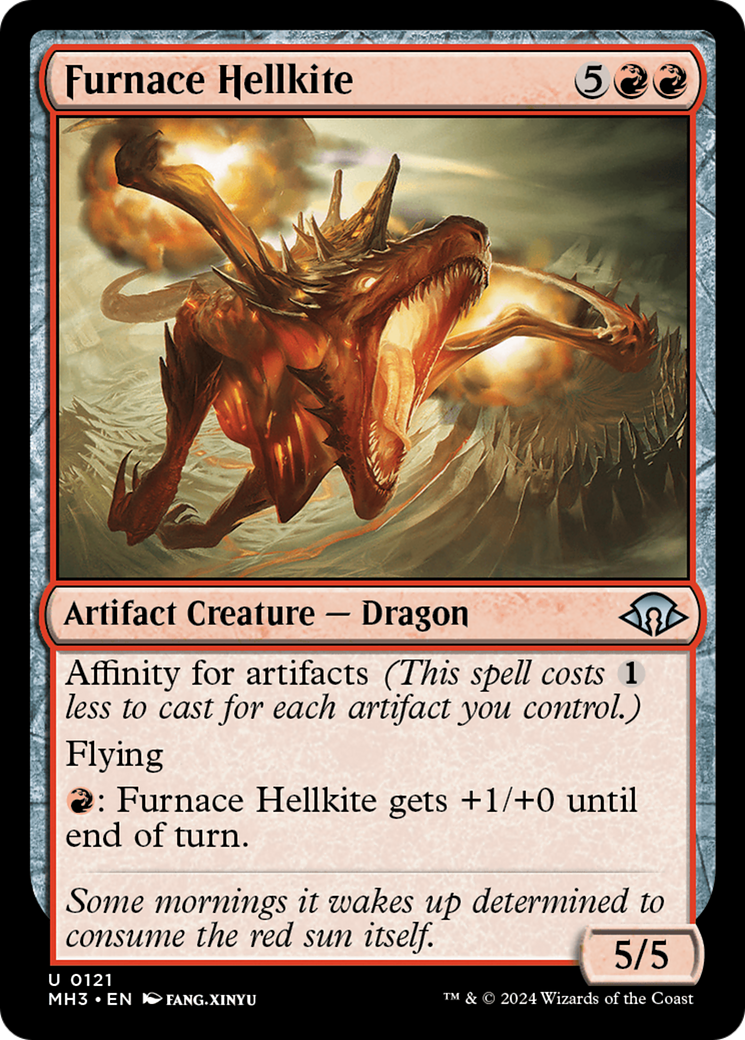 Furnace Hellkite (MH3-121) [Modern Horizons 3] Foil MTG Single Modern Horizons 3