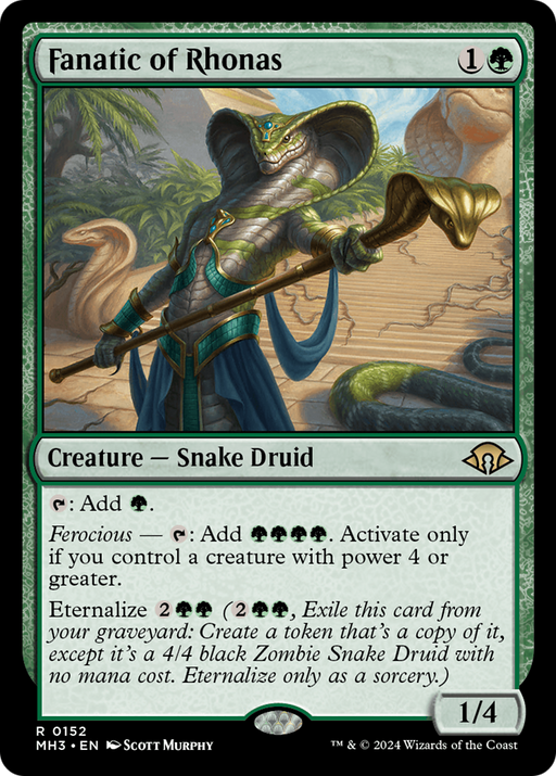 Fanatic of Rhonas (MH3-152) [Modern Horizons 3] Foil MTG Single Wizards of the Coast