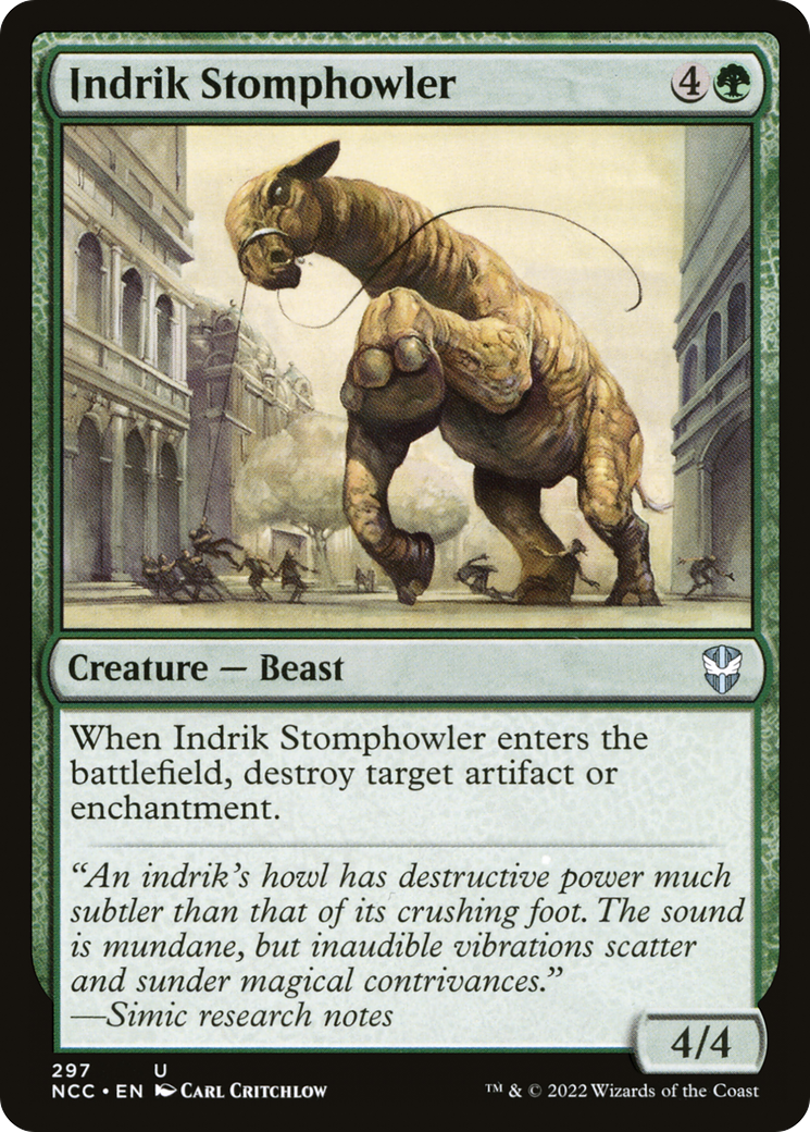 Indrik Stomphowler (NCC-297) [New Capenna Commander] MTG Single Wizards of the Coast