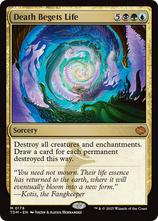 Death Begets Life (TDM-176) [Tarkir: Dragonstorm] MTG Single Wizards of the Coast