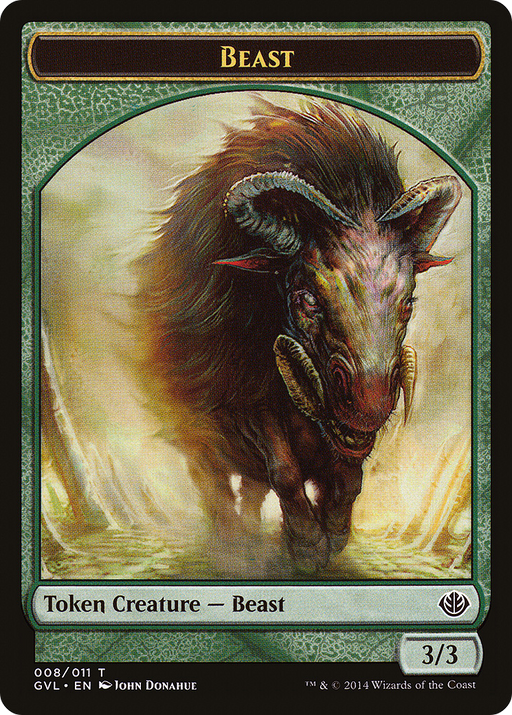 Beast Token (008) (DD3-008) [Misc] Duel Decks Anthology: Garruk vs. Liliana Tokens MTG Single Wizards of the Coast