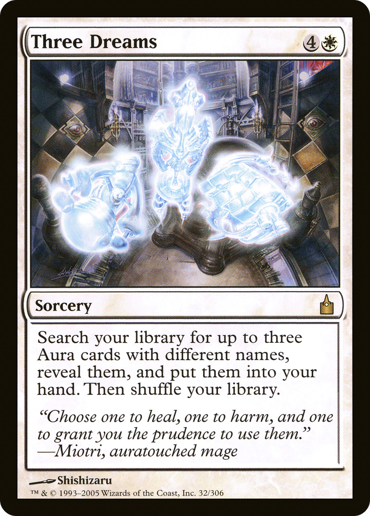 Three Dreams (RAV-032) [Ravnica: City of Guilds] Foil MTG Single Wizards of the Coast