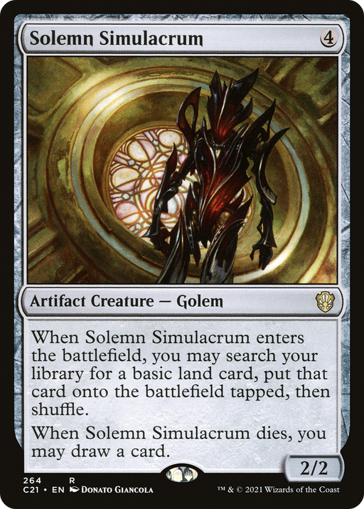 Solemn Simulacrum (C21-264) [Commander 2021] MTG Single Wizards of the Coast