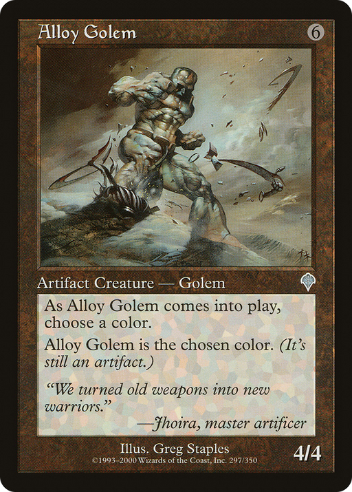 Alloy Golem (INV-297) [Invasion] MTG Single Wizards of the Coast