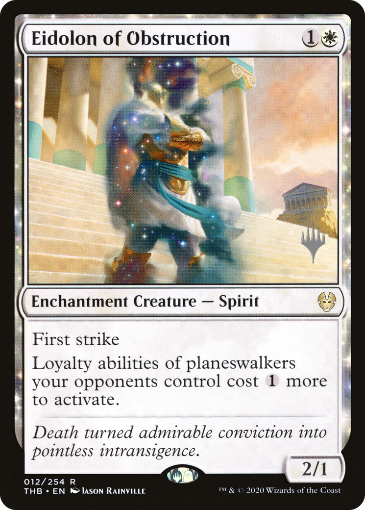 Eidolon of Obstruction (PPTHB-012) [Theros Beyond Death Promos] Foil MTG Single Wizards of the Coast