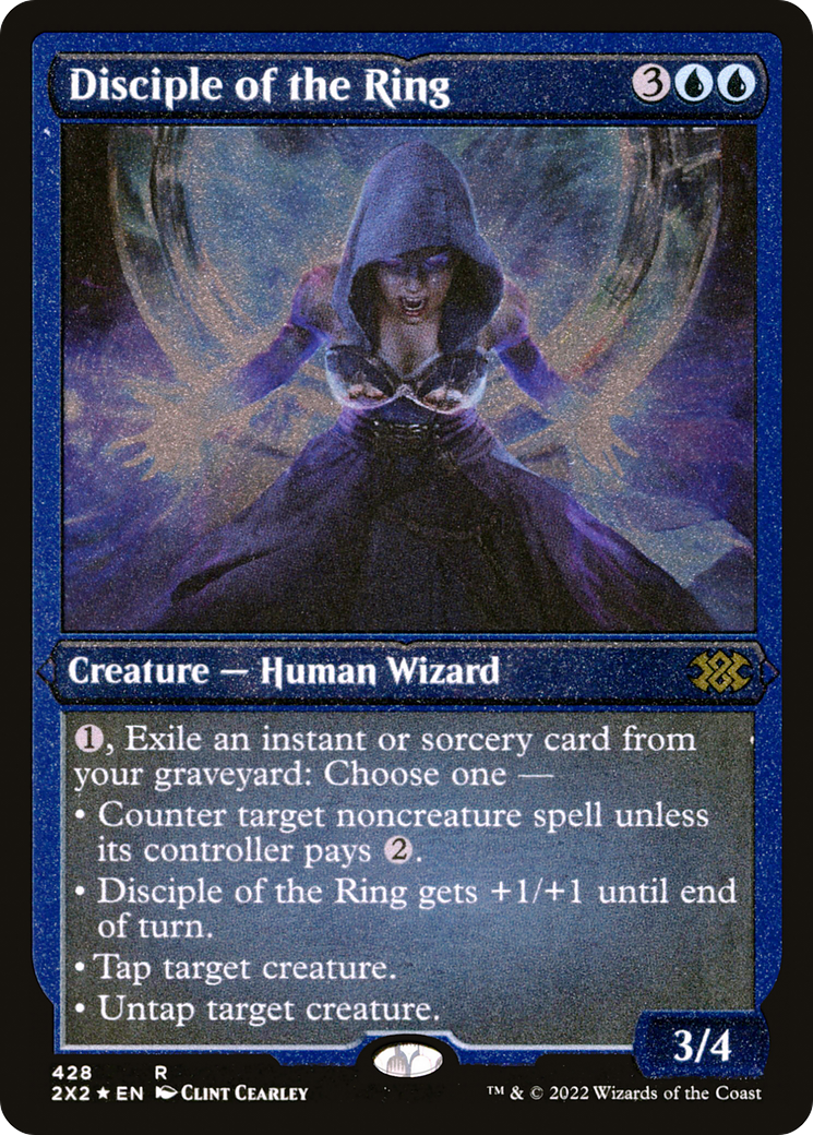 Disciple of the Ring (2X2-428) [Double Masters 2022] Etched Foil MTG Single Wizards of the Coast