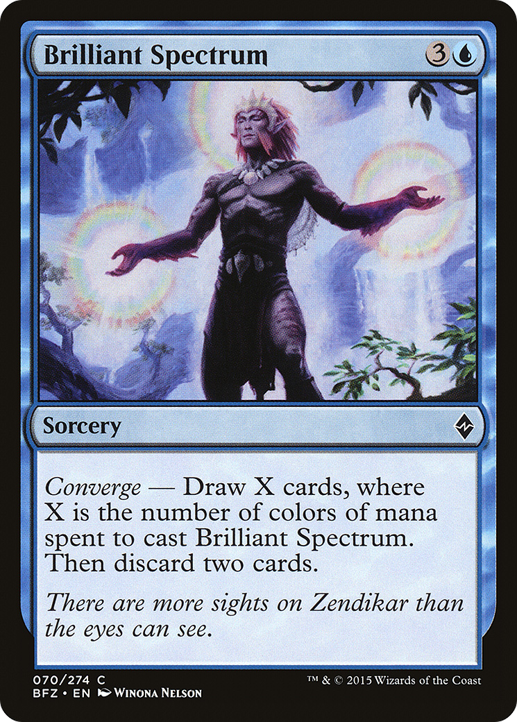 Brilliant Spectrum (BFZ-070) [Battle for Zendikar] Foil MTG Single Wizards of the Coast
