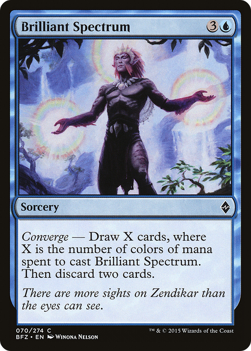Brilliant Spectrum (BFZ-070) [Battle for Zendikar] Foil MTG Single Wizards of the Coast