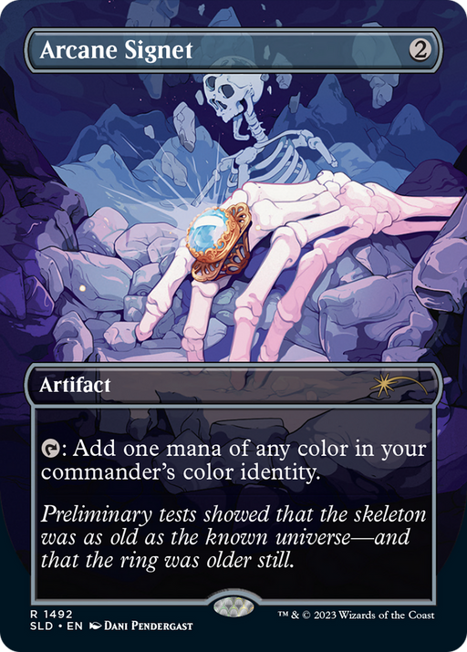 Arcane Signet (1492) (SLD-1492) [Secret Lair Drop] (Borderless) MTG Single Wizards of the Coast