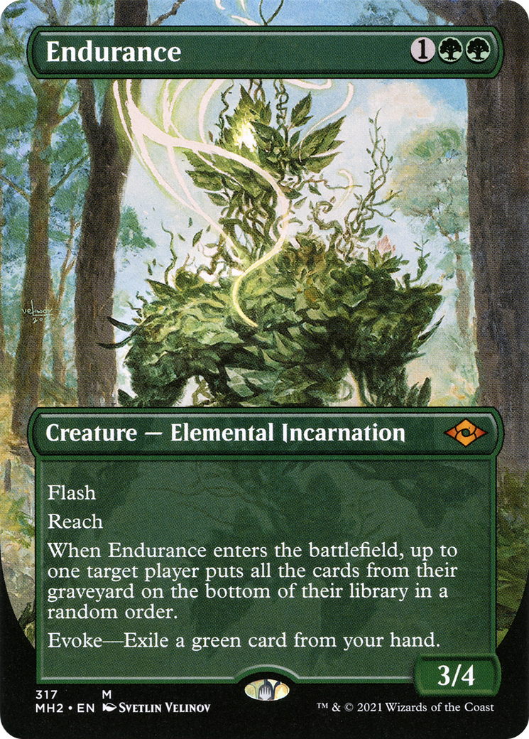 Endurance (MH2-317) [Modern Horizons 2] (Borderless) Foil MTG Single Wizards of the Coast