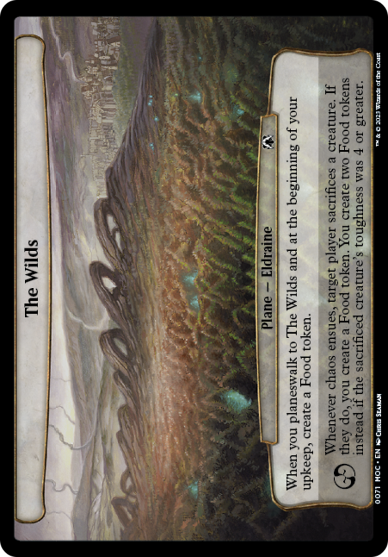 The Wilds (MOC-071) [March of the Machine Commander] MTG Single Wizards of the Coast