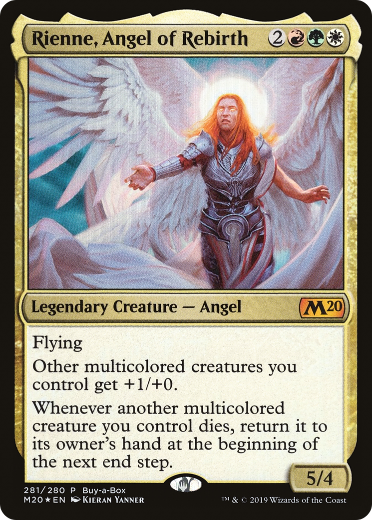 Rienne, Angel of Rebirth (BABP-281) [Core Set 2020] Foil MTG Single Wizards of the Coast