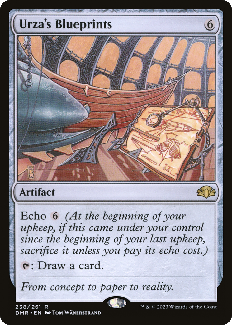 Urza's Blueprints (DMR-238) [Dominaria Remastered] Foil MTG Single Wizards of the Coast