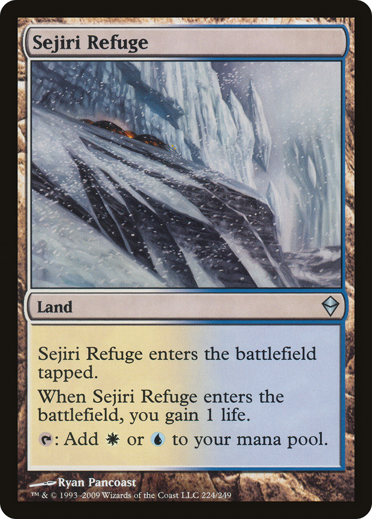 Sejiri Refuge (ZEN-224) [Zendikar] MTG Single Wizards of the Coast