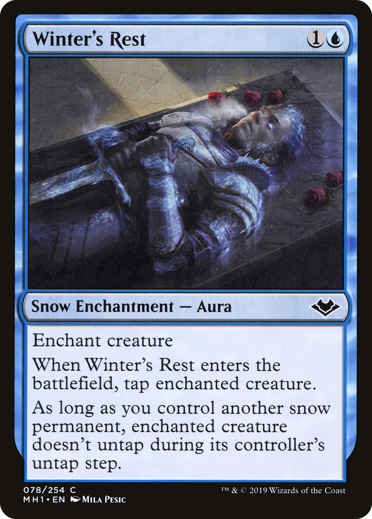 Winter's Rest (MH1-078) [Modern Horizons] Foil MTG Single Modern Horizons