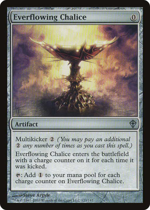 Everflowing Chalice (WWK-123) [Worldwake] Foil MTG Single Wizards of the Coast