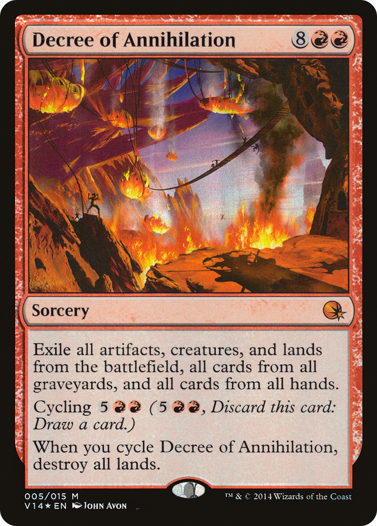 Decree of Annihilation (V14-005) [Misc] From the Vault: Annihilation Foil MTG Single Wizards of the Coast