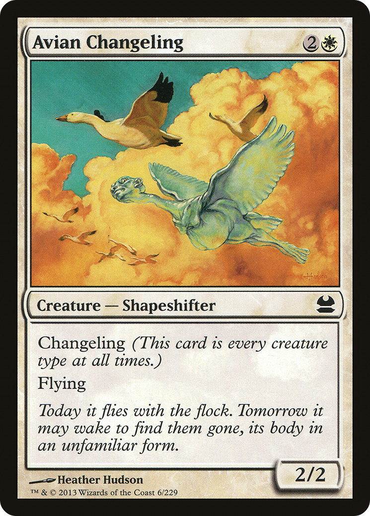 Avian Changeling (MMA-006) [Modern Masters] MTG Single Wizards of the Coast
